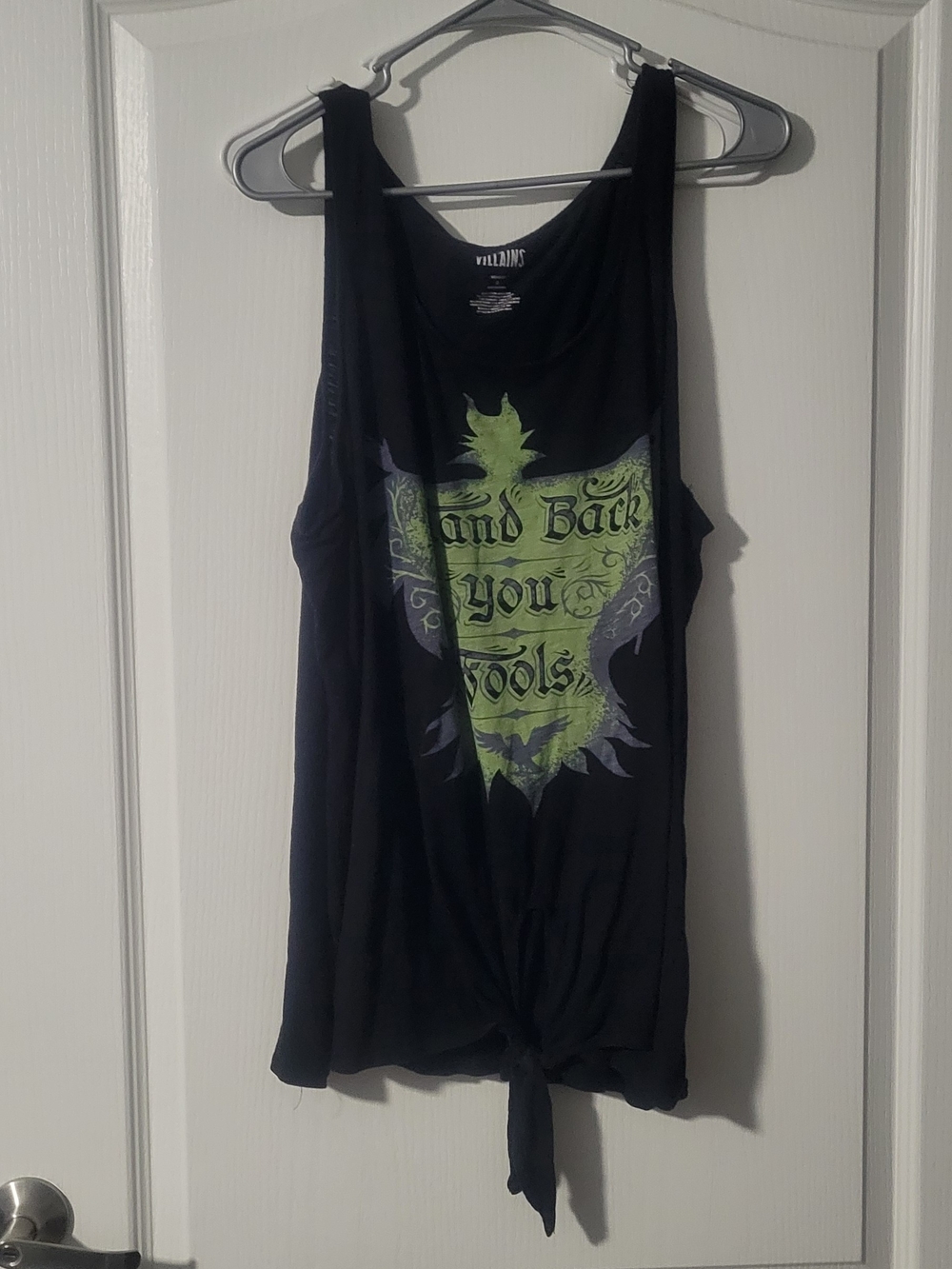 torrid Black Tank Top with Green and Maleficent Graphic